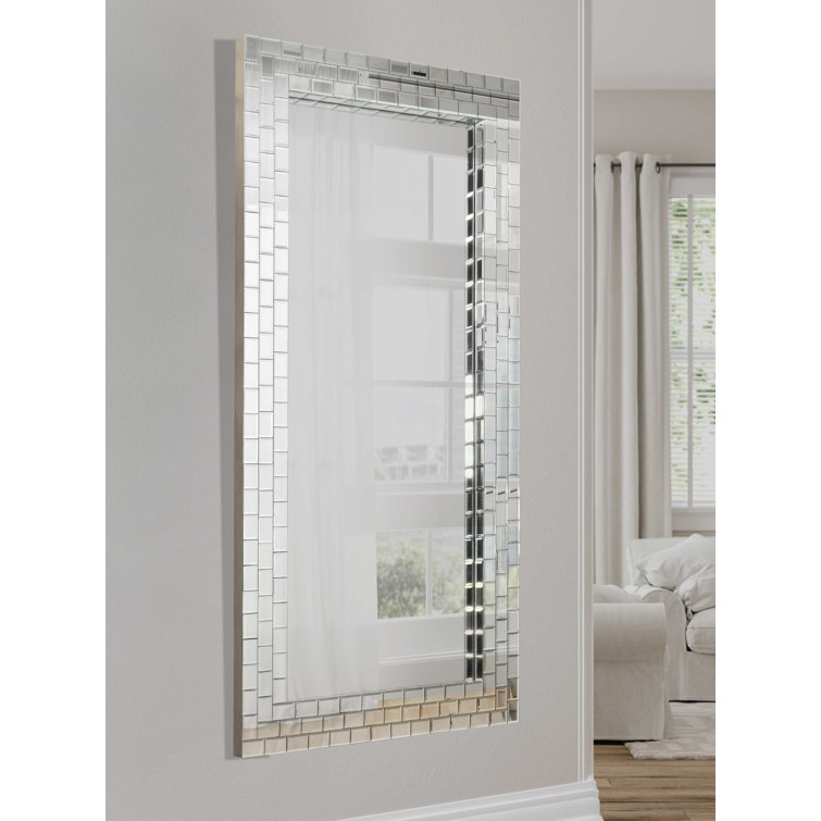 Latitude Run® Borovany Rectangle Glass Wall Mirror & Reviews Wayfair